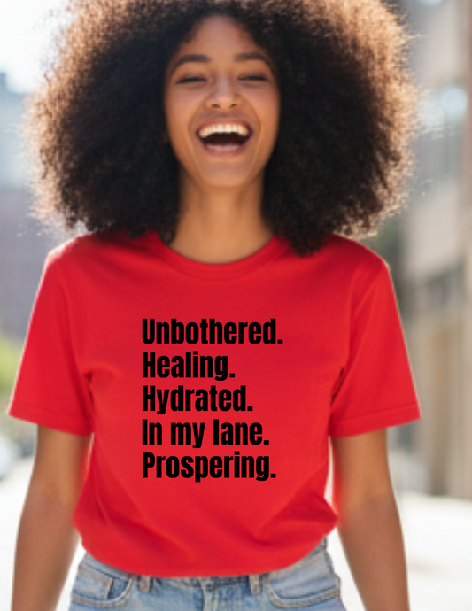 Unbothered. Healing...